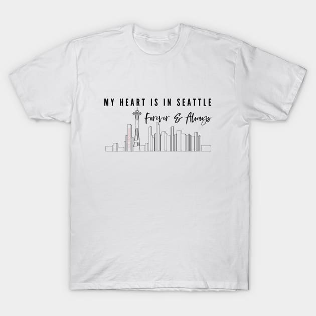 Hearts in Seattle T-Shirt by CC Monroe Merchandise